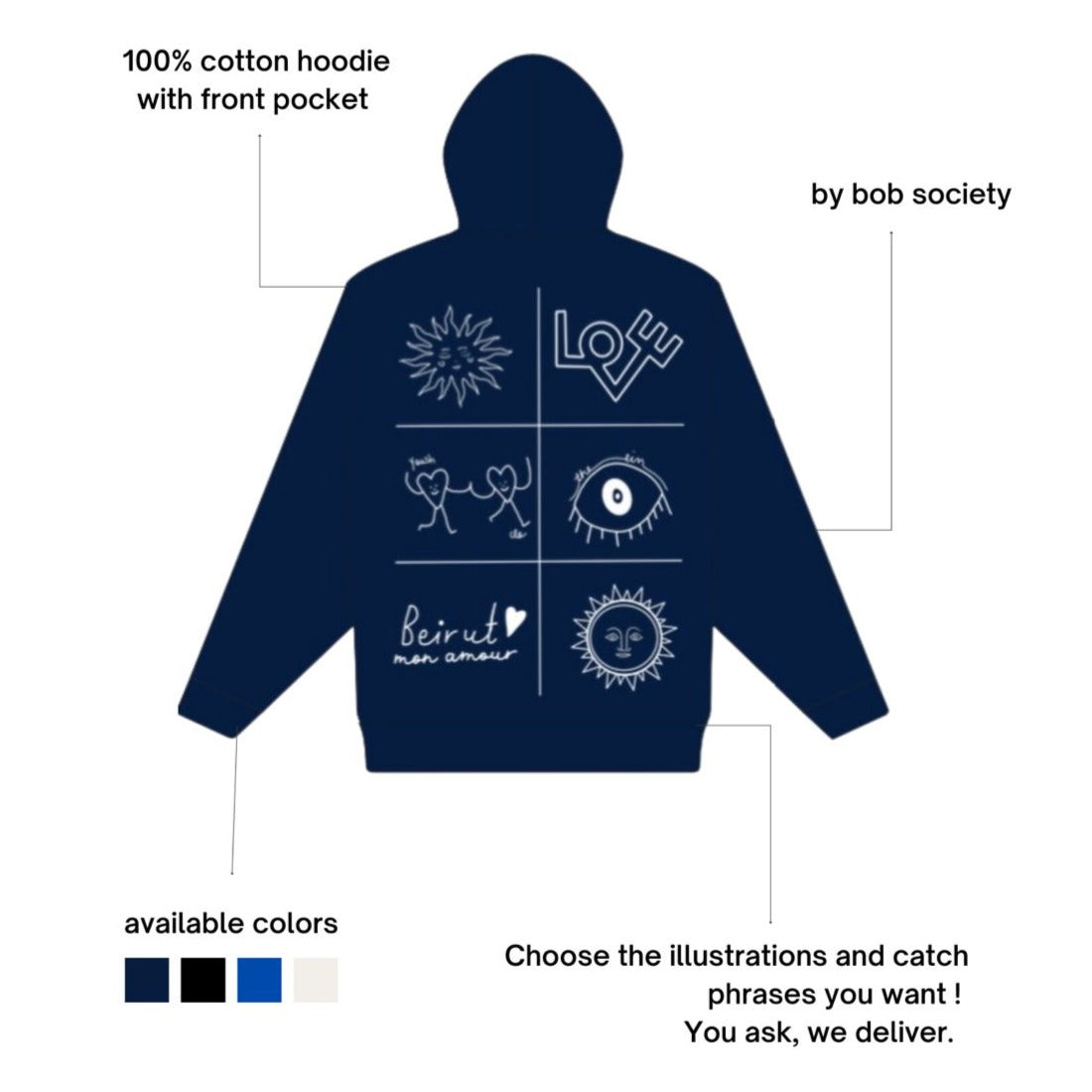 Customized hoodie